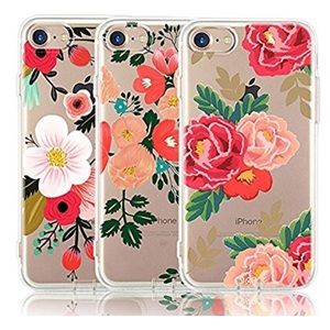 Clearance 💚THREE flexible floral iPhone 7/8 cases